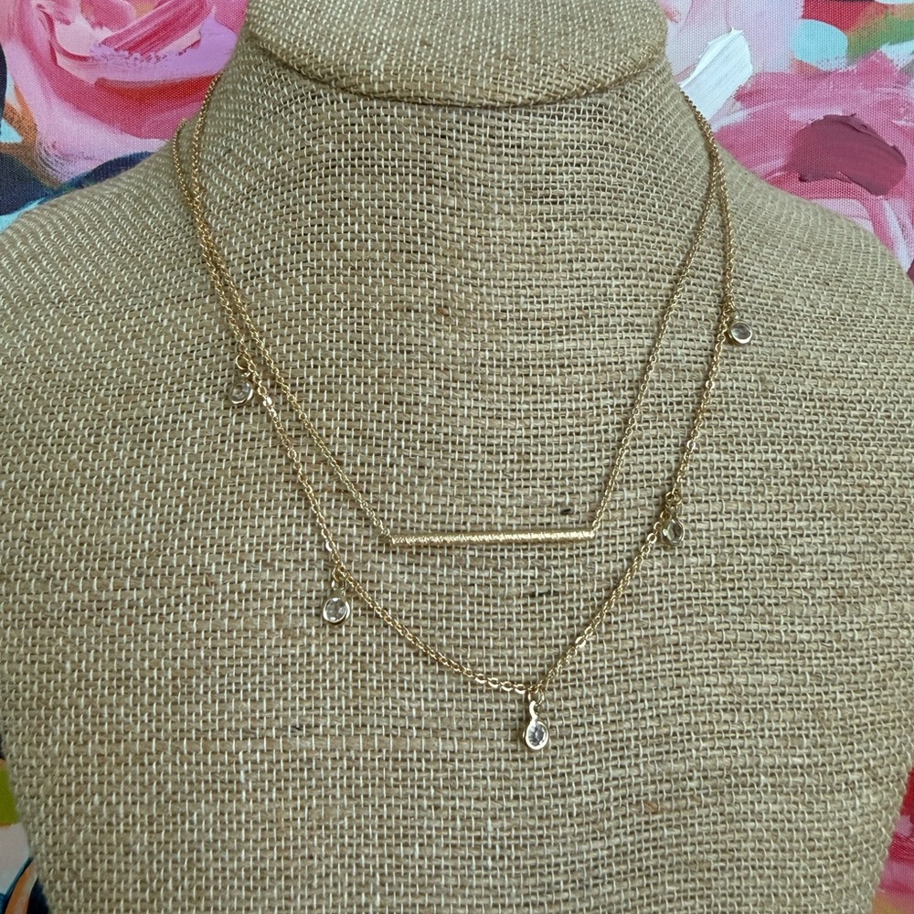 Elegant Gold Layered Necklace | O4